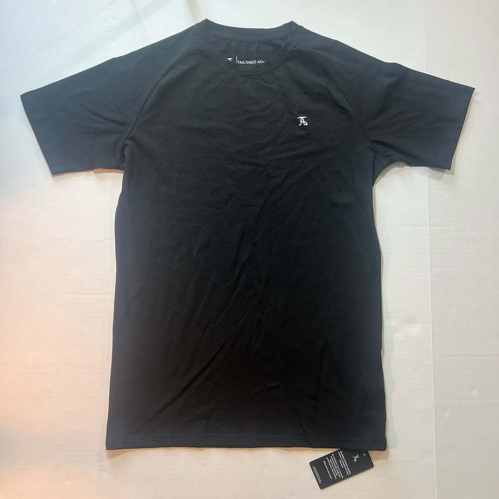 NWT Tailored Athlete Essential T-Shirt in Black Large - Picture 2 of 8